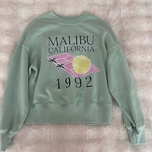 Green Malibu California Sweatshirt